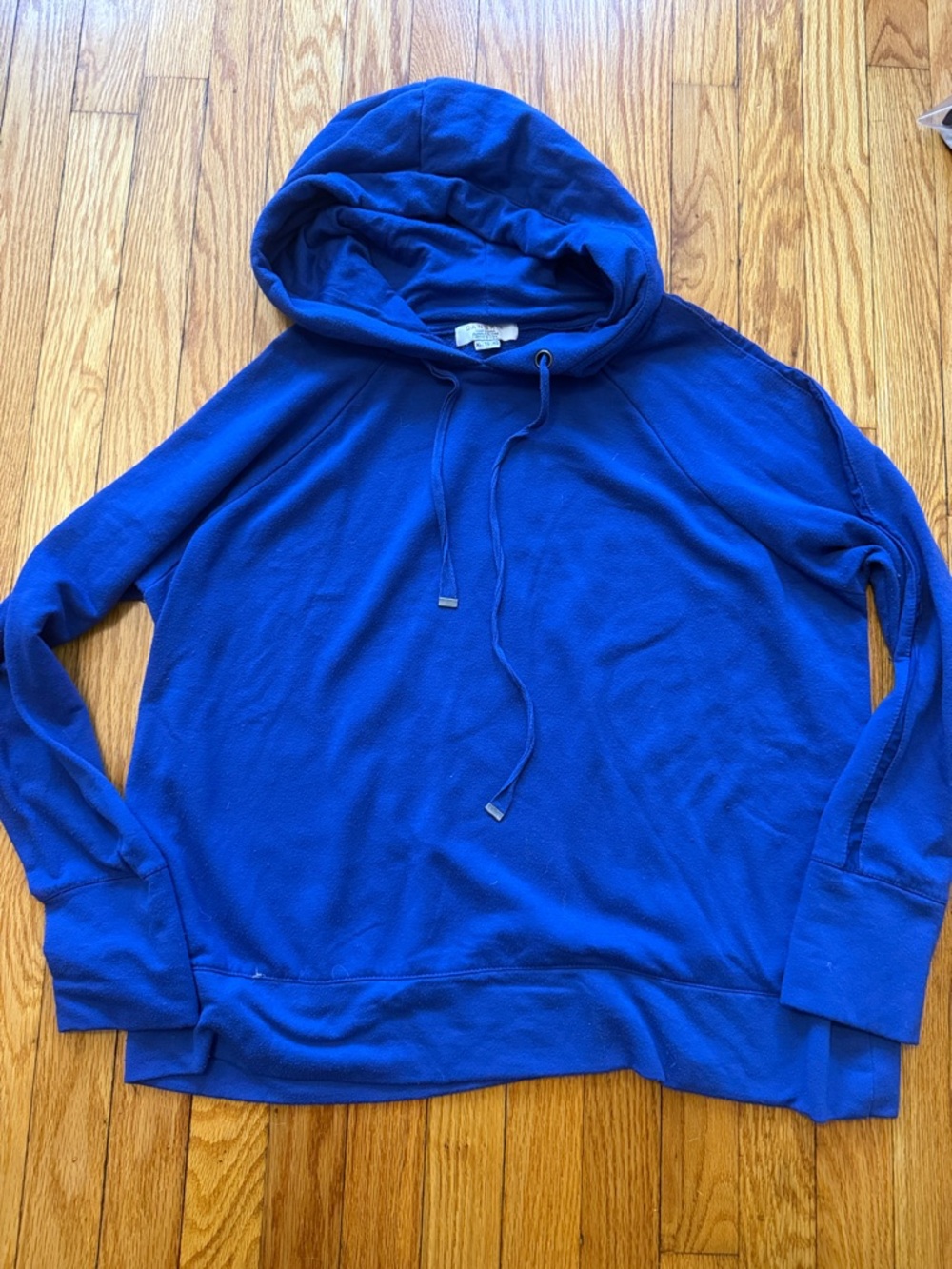 Danskin Royal Blue Hooded Pullover Sweatshirt